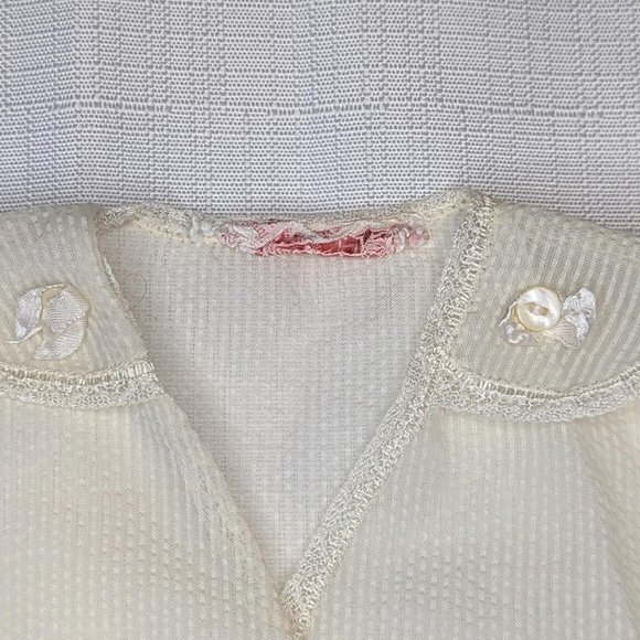 Vintage Girls Button Down Vest - Picture 3 of 6